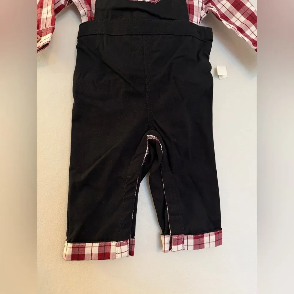 NWT Tommy Bahama Baby Boy Two Piece Overall Set - Size 3-6 Months